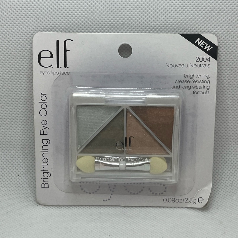 ELF Brightening Eye Color Eyeshadow Quad Nouveau Neutrals 2004